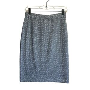 St. John Light Blue Pencil Skirt. Size 8